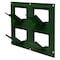 Emsco Group Wall Flowers Vertical Gardening Sys, Create Gardens on Walls, Holds up to 4 Potted Plants, Hntr Grn 2491-1 - alternate 1